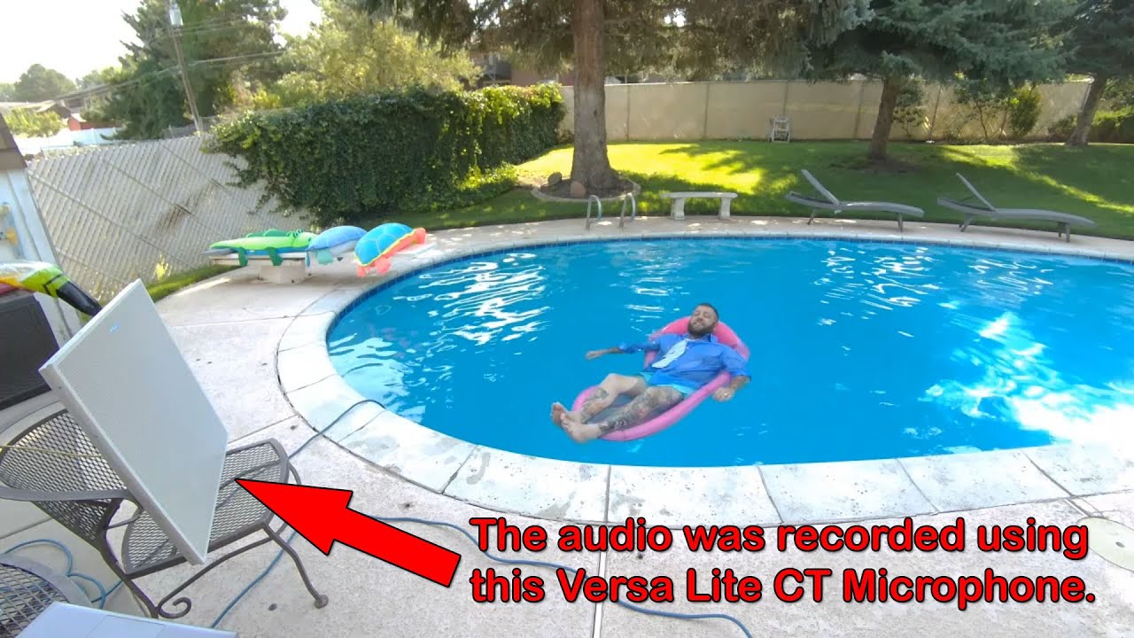 Versa Lite CT demo at the pool