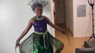 Abby And Rainbow Trying On Halloween Costumes