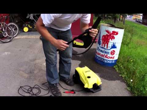 Первый тест Керхер K4 compact