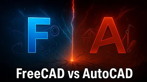 FreeCAD vs AutoCAD | Full Comparison 2025 (Cost, Features, 2D & 3D)