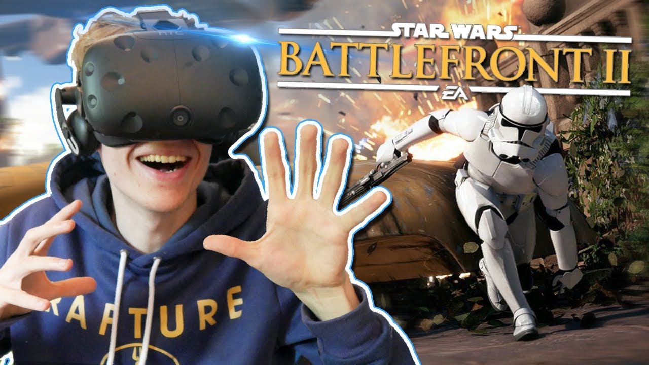 ignorere spredning Rusland PLAY STAR WARS: BATTLEFRONT IN VIRTUAL REALITY! | Star Wars Battlefront 2 VR  (HTC Vive Gameplay) - YouTube