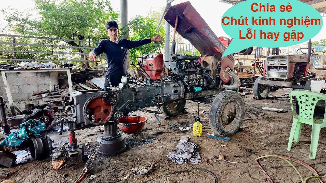 Máy cày shibaura hệ nhỏ, và những lỗi hay gặp phải, và 1 chút chia sẻ kinh nghiệm ( hiệp bình thuận)