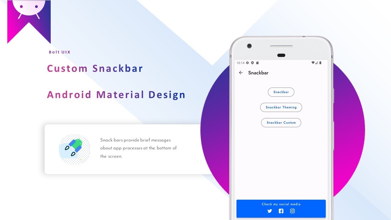 Snackbars - Material Design