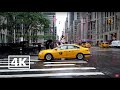 Walking in the Rain in Times Square, Manhattan, NYC (Binaural City Sounds) 4K Rain Ambience ASMR
