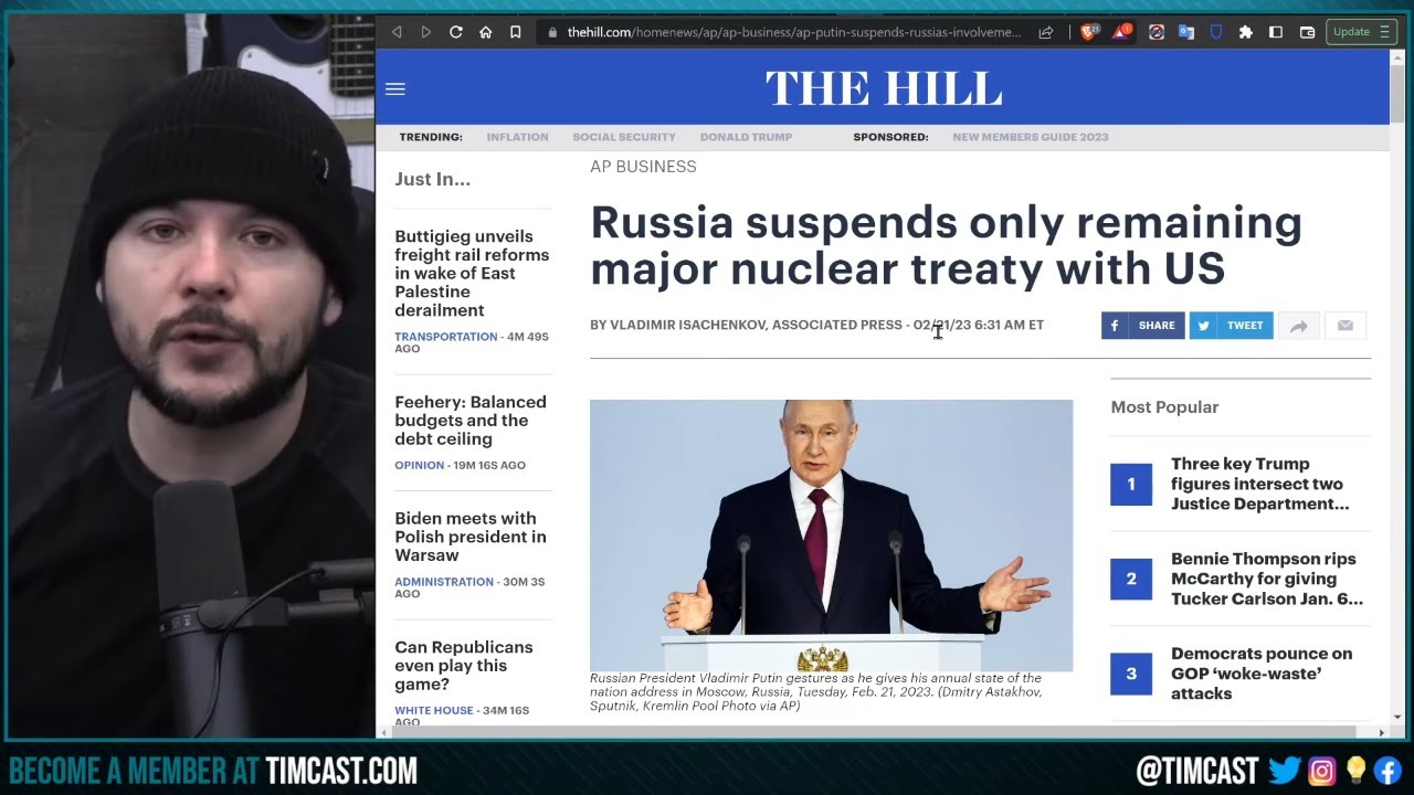 Russia ENDS Last Nuclear Treaty, Warns They WILL Use Nukes Over Ukraine, Zelensky Warns Of WW3