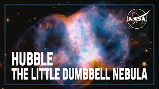 Hubble's 34th Anniversary Image: The Little Dumbbell Nebula