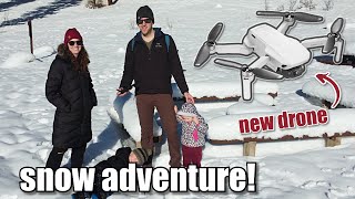 Going on a snow adventure with our new DRONE!!! by The Santhouse House 47 views 2 years ago 9 minutes, 22 seconds