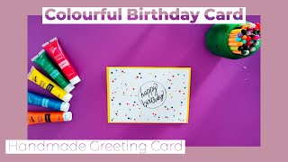 DIY Easy Birthday Card - DIY Crafts