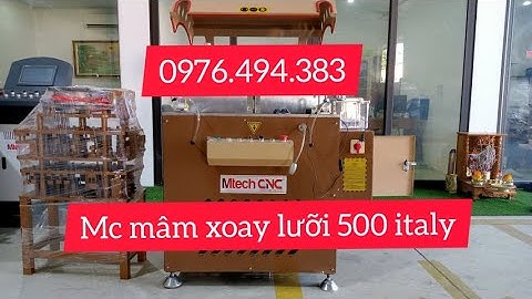 Máy cắt nhôm 1 đầu mâm xoay lưỡi 500 Italy cao cấp nhất 2022.Lh 0976494383