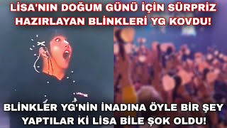 Lisa'nın doğum günü için sürpriz hazırlayan blinkleri Yg kovdu! Blinkler öyle bir şey yaptı ki! Resimi