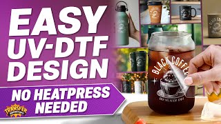 UV Sticker DTF Design Made Easy With Kittl No Heatpress Needed