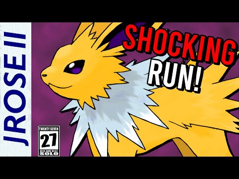 How Fast can you Beat Pokemon Red/Blue with Just a Jolteon?