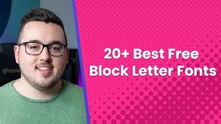 20  Best Free Block Letter Fonts