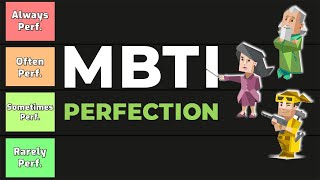 MBTI 16 Personalities - Perfectionism | Ranking