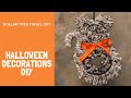 Halloween Decorations DIY:  Dollar Tree Tinsel Cat Makeover