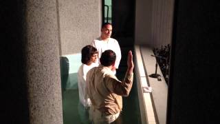 Holly Getting Baptized