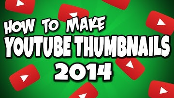 Youtube Thumbnail Tutorial 2014 - Photoshop cs6