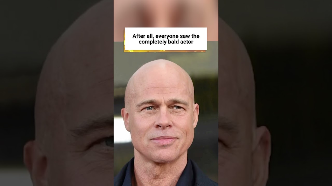 Fans are shocked by balding Brad Pitt! 😱 