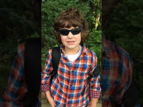 Michael Renga’s first day of 4th grade at Connolly School