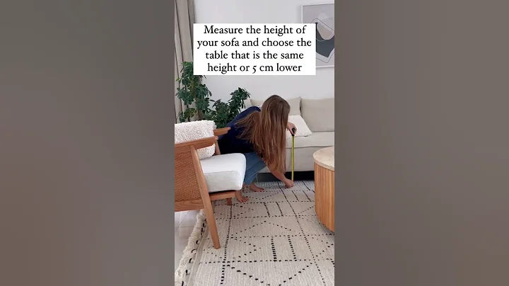 How to choose the right size coffee table?