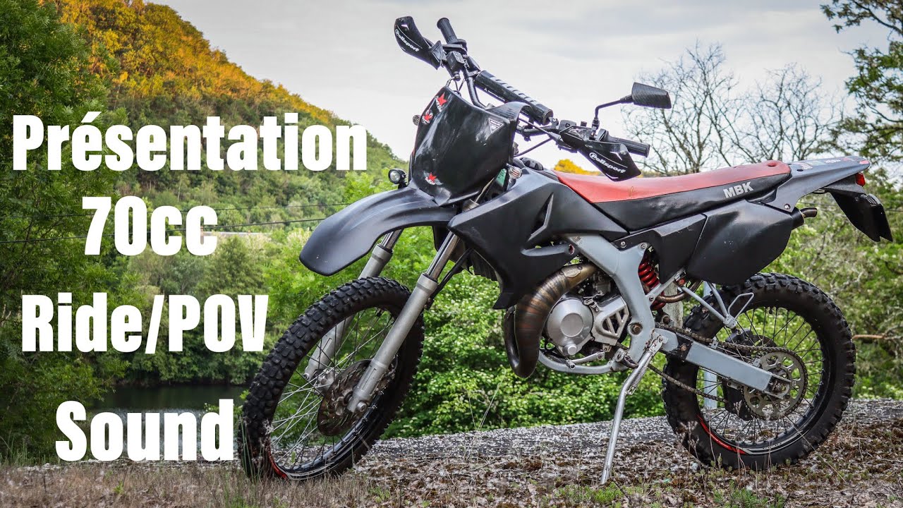 PRESENTATION/CONFIG/ YAMAHA DT 50/MBK X LIMIT 2004 / 70CC / SOUND / RIDE / POV [VERSION MOTO]