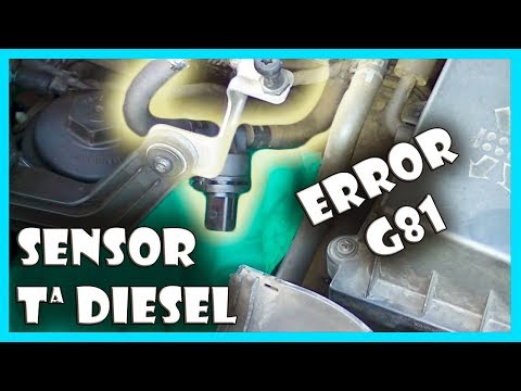 🚘 CÓMO CAMBIAR el SENSOR de la TEMPERATURA del COMBUSTIBLE TDI ERROR G81 | MANTENIMIENTO BÁSICO