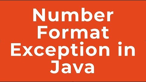 Number Format Exception in Java