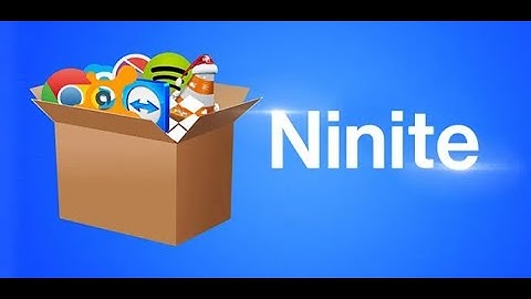 After installing windows. Basic needs software download platform for windows.(ninite.com)