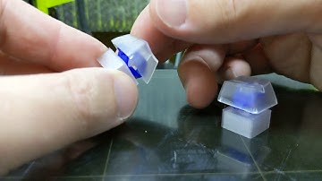 3D printable keyboard switch update: The switch trifecta all in one spring?