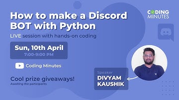 Building a Discord Bot | Live Coding Project with Divyam Kaushik