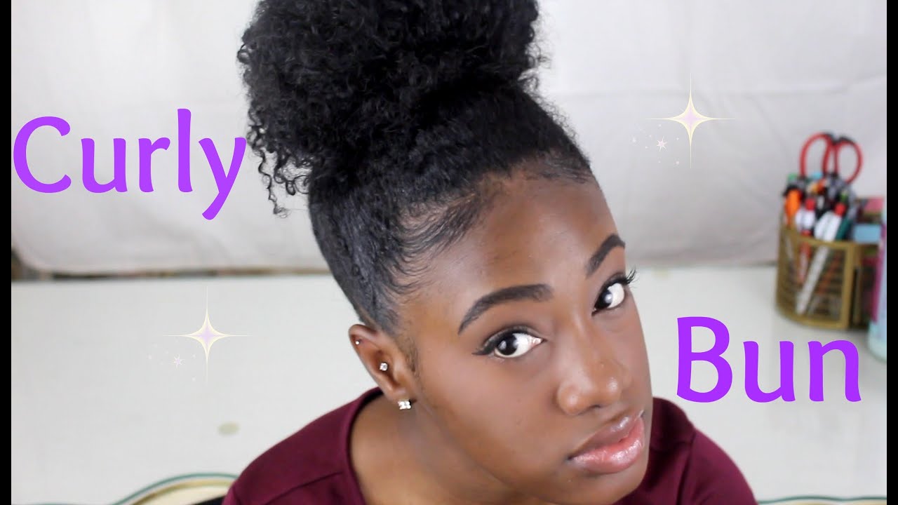 How To Achieve The Biggest Natural Hair Bun Ever Amorie