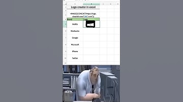 Logo creator in excel 💯 #exceltutorial #exceltips #exceltricks #spreadsheets #excel