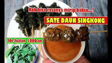 Nyesel Baru Tau Sate Daun Ubi Ini Enak Banget ‖ Cemilan lezat dari Daun Singkong