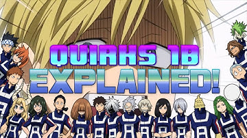 Class 1-B: All Quirks EXPLAINED! | My Hero Academia | Kūruna kyōdai/ Kuruna kyodai
