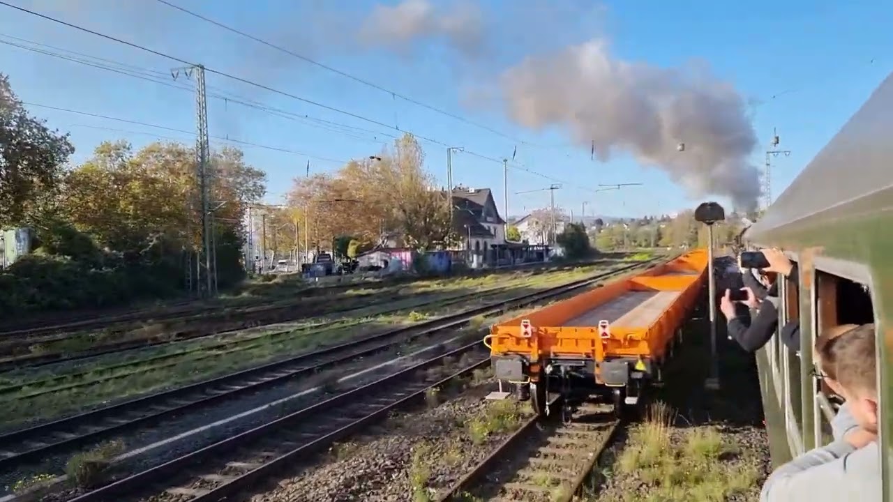 Wiedereröffnung der Aartalbahn mit Dampf