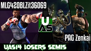 UAS14 Top 8 - MLG420BLZit36069 vs. PAG Zenkai [Match 11/13 - Losers Semifinals]