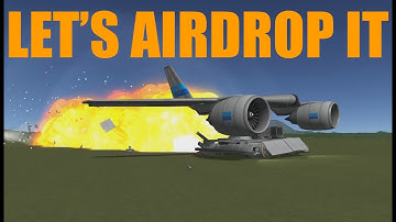 can we make a tank fly? and airdropped it! ( Kerbal Space Program)