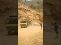 Sany excavator machine sand to damper loading bolder loading.