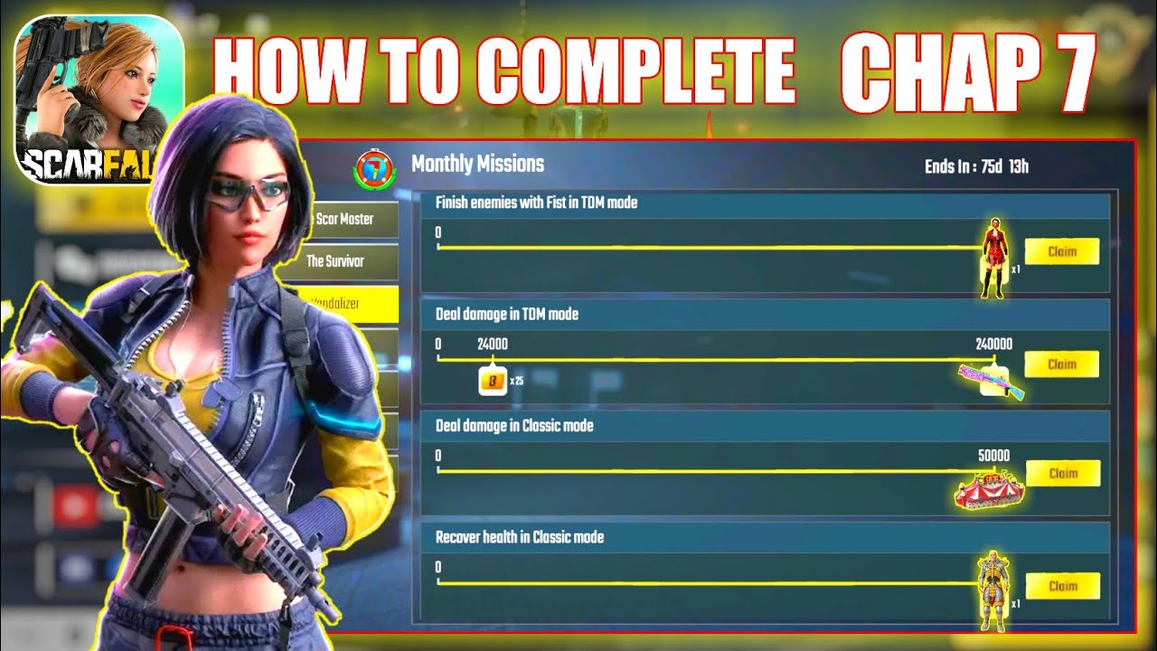 SCARFALL / HOW TO COMPLETE CHAPTER 7 / inwith gaming / MISSION EXPLAIN