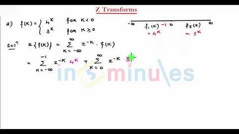 M6 | 5 | Z transform (only for Computer/IT)_Type 1 sums of ZT_(Part_1)_(Part_1)