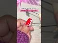 ❤️🧷 Heart nails with a SAFETY PIN?! Try this before Valentine’s #nailart #nailinspo #valentinesday