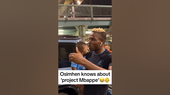 OSIMHEN KNOWS ABOUT ‘Project Mbappe’ 🐢 🤣