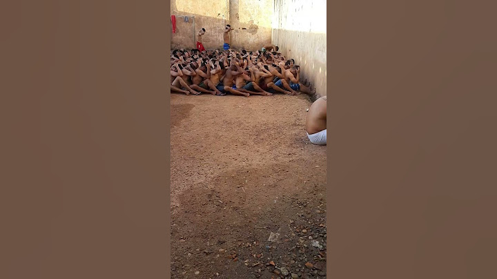 A rotina dos presos nas cadeias brasileira.