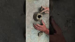 মাটির চুলা। #minivlog #villagelife #kure_ghor #minikitchen
