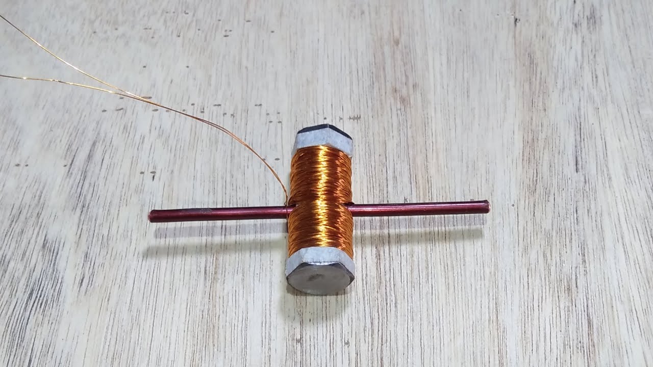 How to Make DC Motor from Screws Diy Project From Screws  Amazing Project it HomeMade