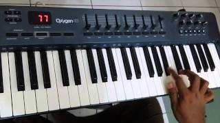 Video voorbeeld van "selfie Pulla song keyboard cover"
