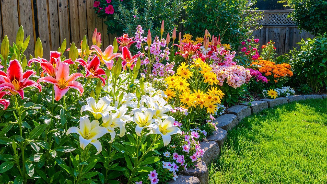 Посмотрите это, когда жизнь кажется тяжелой 🍃 Умиротворяющий цветочный сад, который успокоит ваш ...