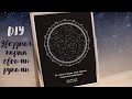 DIY Как сделать звездную карту | Уникальный подарок своими руками | Vika Line