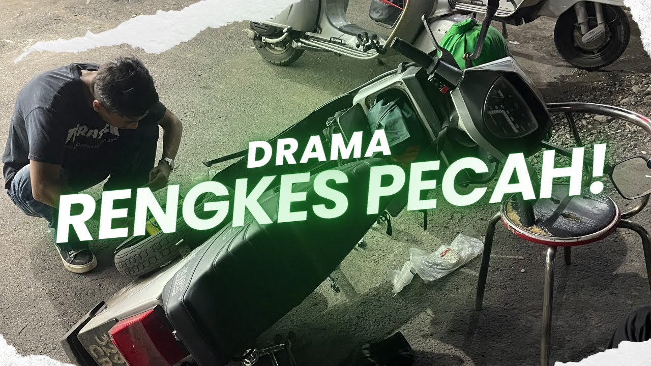 “BARU KELUAR PATI, VESPA HANCUR! PENGAPIAN DROP, SHOCK LEPAS & RENGKES PECAH 😱 | TOURING PART 4”.