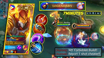 NEW DESTROYER BUILD THAT CAN KILL HEROES IN INSTANT! NEW 1 HIT BUILD! ALDOUS BEST BUILD 2022 - MLBB